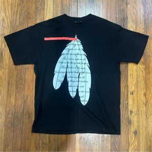 Black Graphic T-Shirt Black scale Sz:L